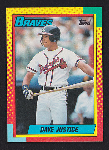 1990 Topps Traded Dave Justice #48T