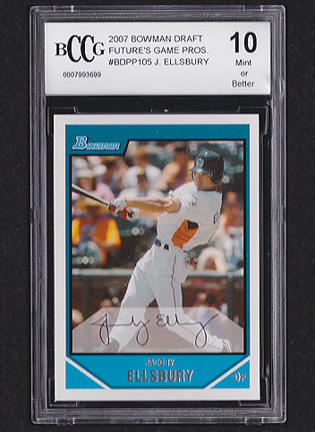 2007 Bowman Draft Jacoby Ellsbury