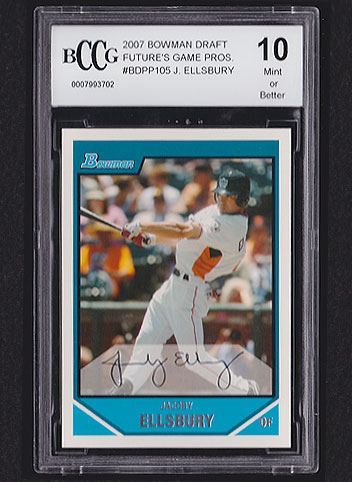 2007 Bowman Draft Jacoby Ellsbury