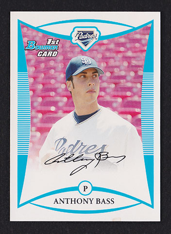 2008 Bowman Draft Anthony Bass