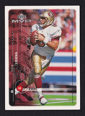 1999 UD MVP Steve Young #165