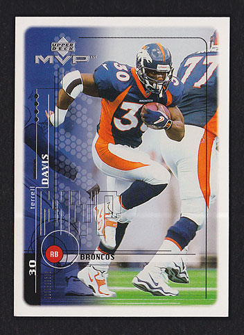 1999 UD MVP Terrell Davis